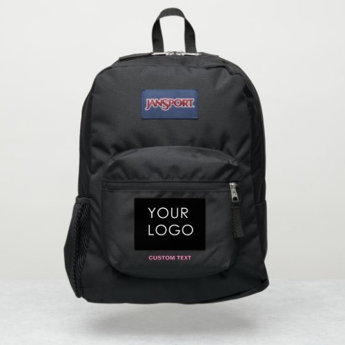 Custom Business Logo Black JanSport Backpack