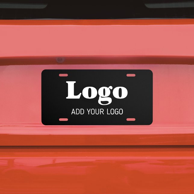 Custom Business Logo Black Metal Aluminum License Plate (Custom Business Logo Black Metal Aluminum License Plate
)