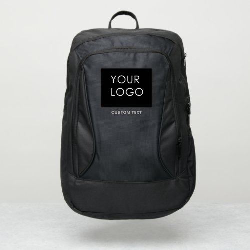 Custom Business Logo Black Port Authority Backpack