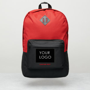 Custom Business Logo Black Port Authority® Backpack
