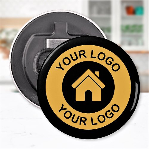 Custom Business Logo Black Promotional Bottle Opener