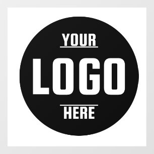 Custom Business Logo Branded – Black Window Cling