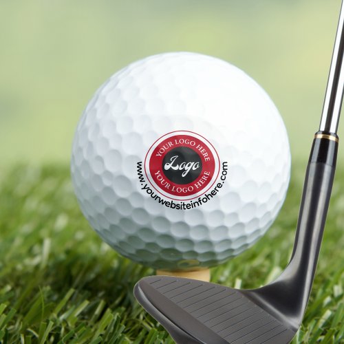 Custom Business Logo Branded Business Company Golf Balls