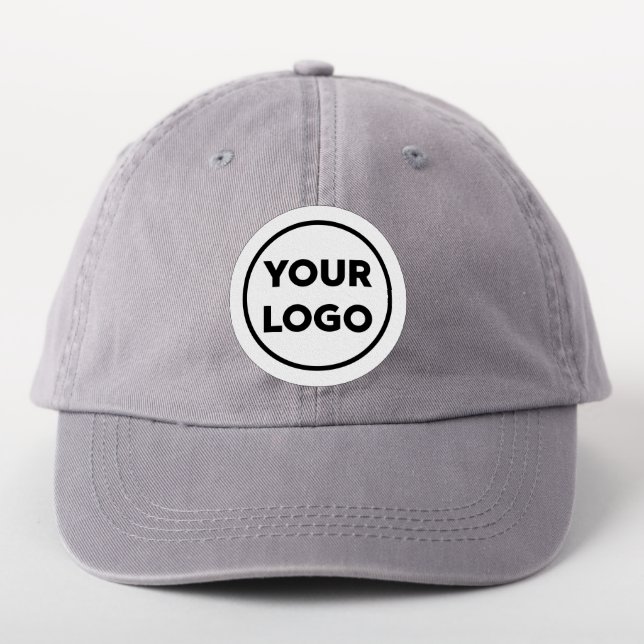 Custom Business Logo Branded Circle Patch (On Headwear)