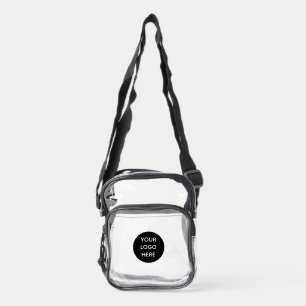 Custom Business Logo Branded Clear Crossbody Bag