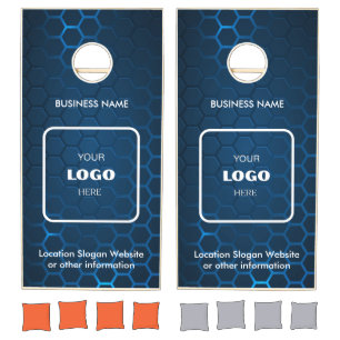 Custom Business Logo Branded Cornhole Set