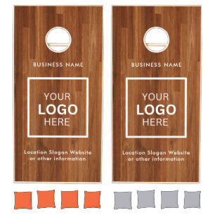 Custom Business Logo Branded Cornhole Set