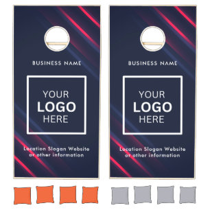 Custom Business Logo Branded Cornhole Set