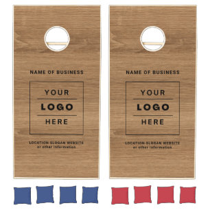 Custom Business Logo Branded Cornhole Set
