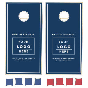 Custom Business Logo Branded Cornhole Set