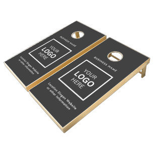 Custom Business Logo Branded Cornhole Set