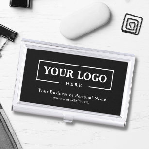 Custom Business Logo Branded Corporate Business Card Case