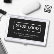 Custom Business Logo Branded Corporate Business Card Case at Zazzle