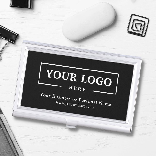 Custom Business Logo Branded Corporate Business Card Case (Creator Uploaded)