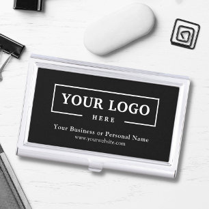 Custom Business Logo Branded Corporate Card Case