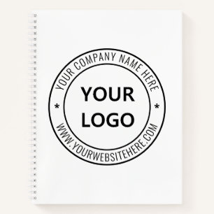 Custom Business Logo Branded Notebook Example