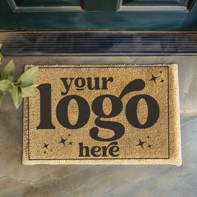 Custom Business Logo Branded Outdoor Company Coir Fiber Doormat (Creator Uploaded)