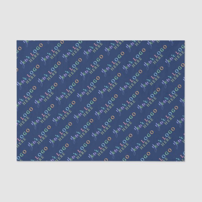 Custom Business Logo Branded Packaging Tissue Paper (Front)