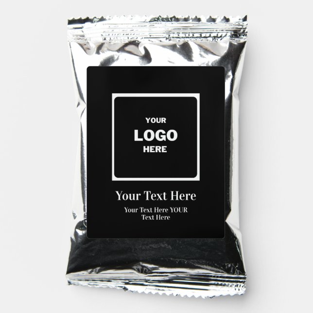 Custom Business Logo Branded Professional  Coffee Drink Mix (Front)