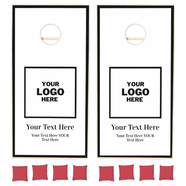 Custom Business Logo Branded Professional Family  Cornhole Set (Set)