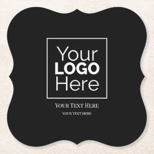 Custom Business Logo Branded Professional Paper Coaster