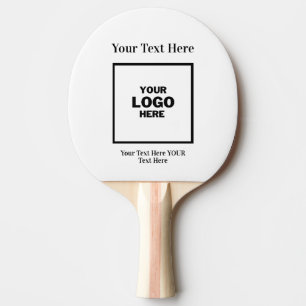 Custom Business Logo Branded Professional Ping Pong Paddle
