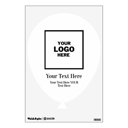 Custom Business Logo Branded Professional  Wall Decal