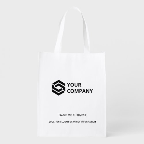 Custom Business Logo Branded Promotional Grocery Bag