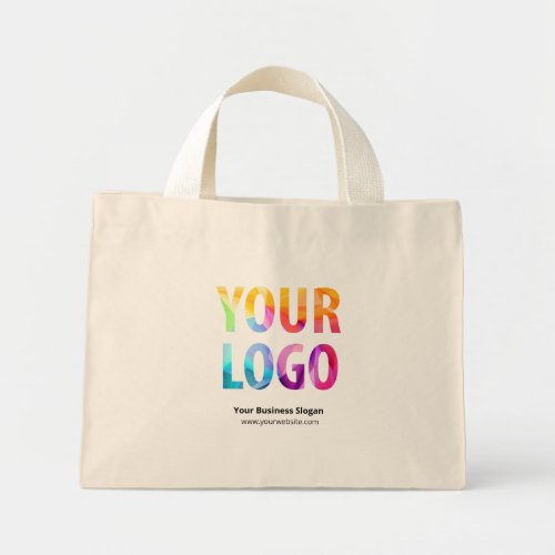 Custom Business Logo Branded Promotional Mini Tote Bag