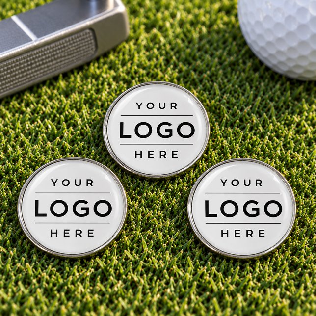 Custom Business Logo Branded Set of Three Golf Ball Marker (Creator Uploaded)