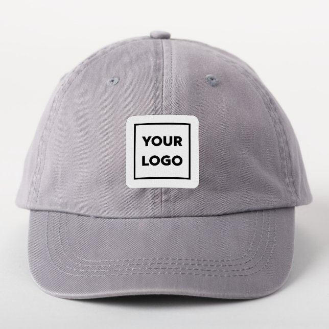 Custom Business Logo Branded Square Patch (On Headwear)
