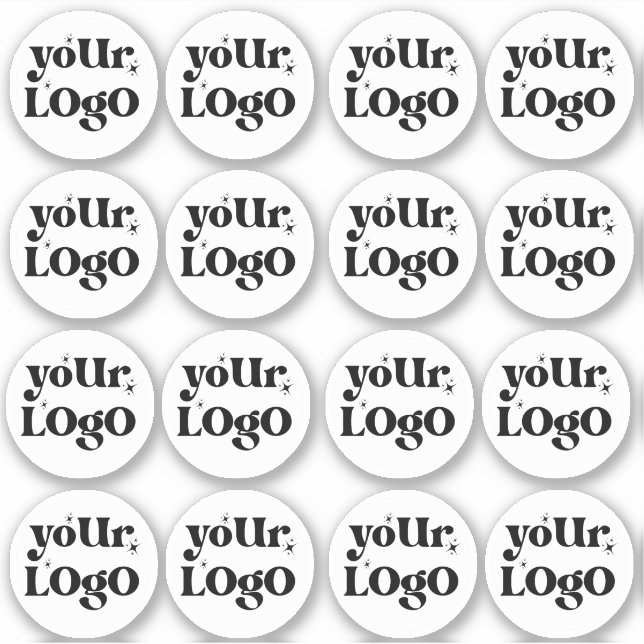Custom Business Logo Branded Sticker (Front)