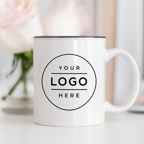 Custom Business Logo Branded Two_Tone Coffee Mug
