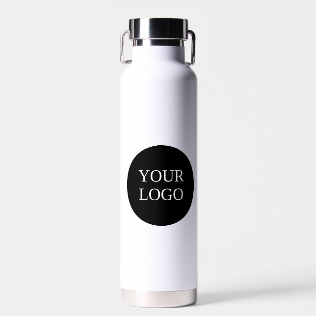 Custom Business Logo Branded  Water Bottle (Front)