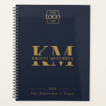 Custom Business Logo & Branding Monogram Initials Planner<br><div class="desc">Custom business planner, designed for professionals, entrepreneurs, and corporate teams. Personalize it with your company logo, name, or slogan to create a unique, branded planner that’s both functional and stylish. Perfect for corporate gifts, promotional giveaways, employee appreciation, or client presents, this planner helps keep your business top of mind every...</div>