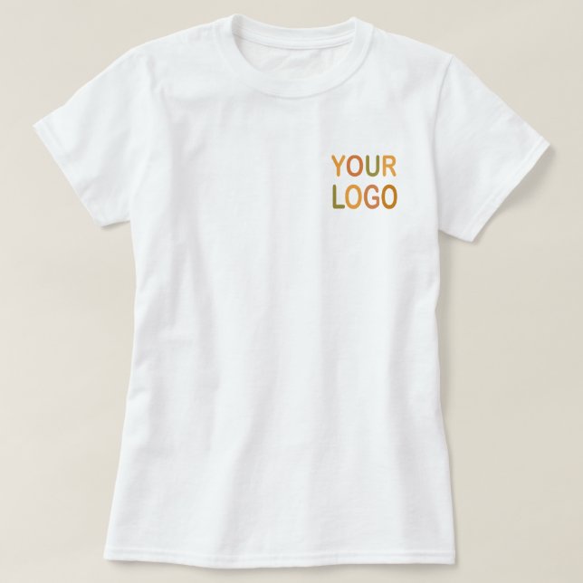Custom Business Logo Branding T-Shirt (Design Front)