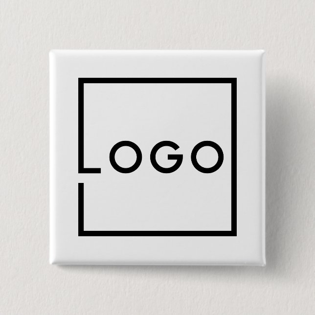 Custom Business Logo Button (Front)