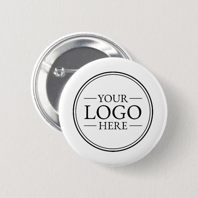 Custom Business Logo Button (Front & Back)