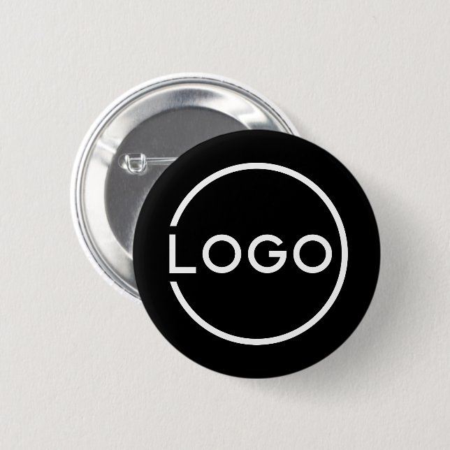 Custom Business Logo Button (Front & Back)