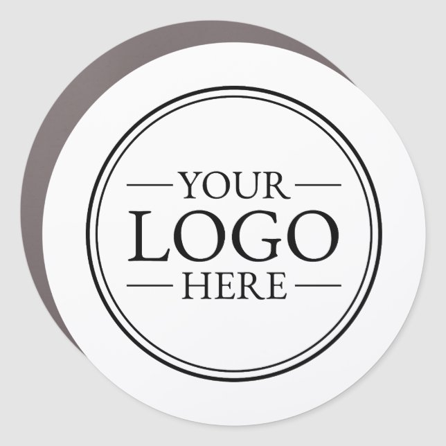 Custom Business Logo Car Magnet (Front)