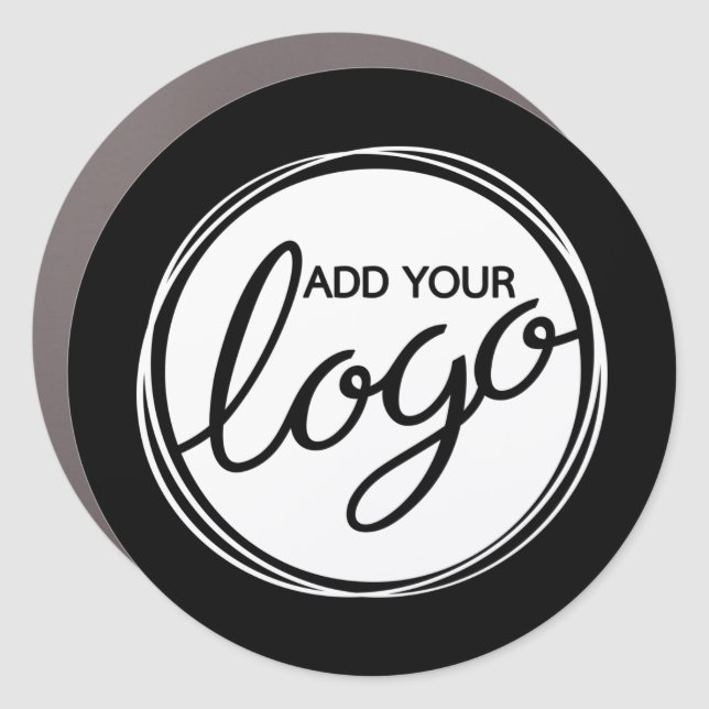 Custom Business Logo Car Magnet (Front)