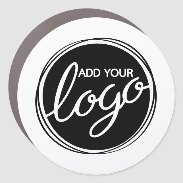 Custom Business Logo Car Magnet (Front)