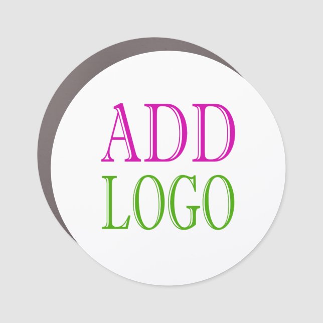 Custom Business Logo Car Magnet | Personalized  (Front)