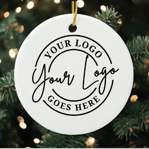 Custom Business Logo Ceramic Ornament