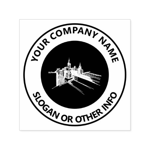 Custom Business Logo City Self_inking Stamp