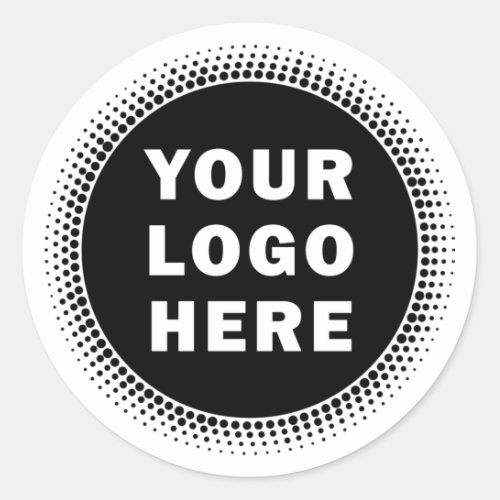 Custom Business Logo Classic Round Sticker