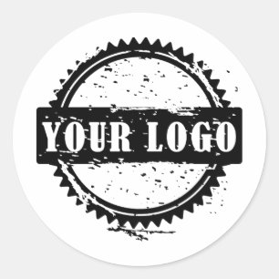 Custom Business Logo Classic Round Sticker