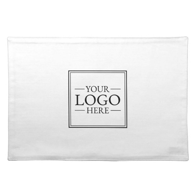 Custom Business Logo Cloth Placemat (Front)