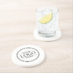 Custom Business Logo Coaster<br><div class="desc">Promote your brand with a personalized coasters showcasing your business logo.

Perfect for offices,  client meetings,  cafés,  events,  giveaways and more.</div>
