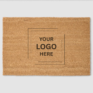 Custom Business Logo Coir Doormat Fiber Doormat